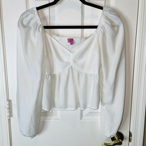 Francesca's Long Sleeve Blouse